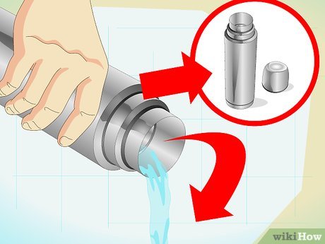 Step 4 Слейте воду.