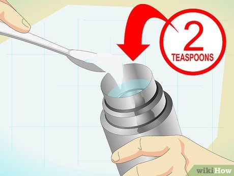 Step 3 Добавьте 2 чайные ложки пищевой соды.